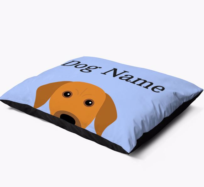 'Peeking Yappicon' - Personalised {breedFullName} Dog Bed